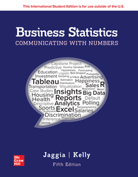 Business Statistics: Communicating with Numbers ISE 5th Edition 1266802509 · 9781266802508 By Sanjiv Jaggia © 2025 | Published: January 8, 2024 Business Statistics: Communicating with Numbers ISE 5th Edition 1266802509 · 9781266802508 By Sanjiv Jaggia © 2025 | Published: January 8, 2024